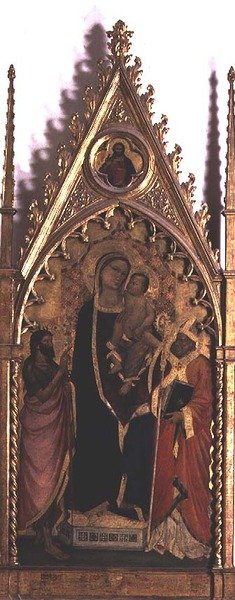 Madone et Enfant avec des Saints - Niccolo di Pietro Gerini