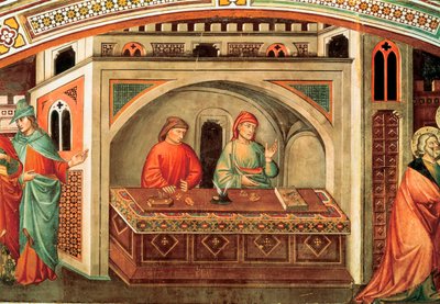 Histoire de Saint Matthieu (détail) - Niccolo di Pietro Gerini
