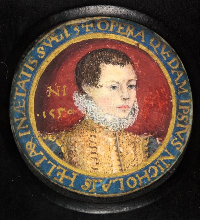 Nicholas Hilliard, autoportrait à 13 ans - Nicholas (attr.to) Hilliard