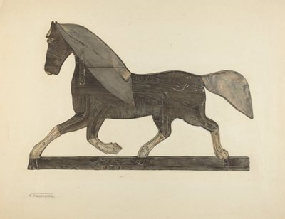 Girouette en forme de cheval - Nicholas Acampora
