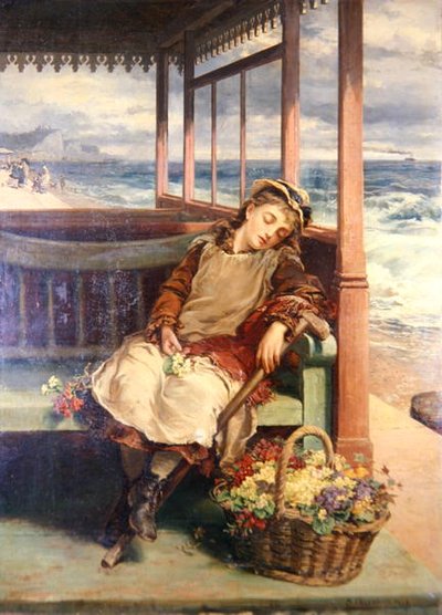 Le vendeur de fleurs - Nicholas Chevalier