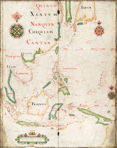 Carte des Indes orientales - Nicholas Comberford