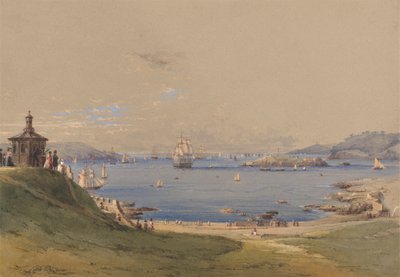 Plymouth Sound depuis le Hoe - Nicholas Condy