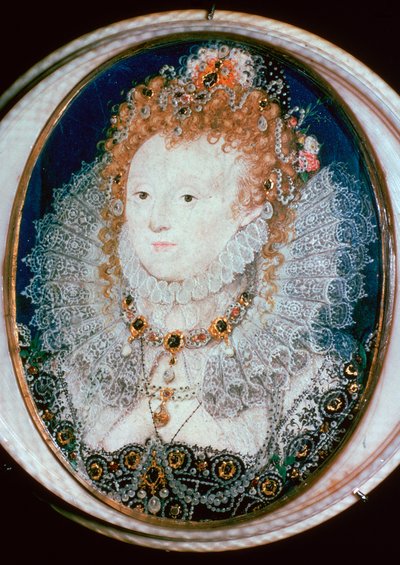 Portrait miniature de la reine Élisabeth I - Nicholas Hilliard