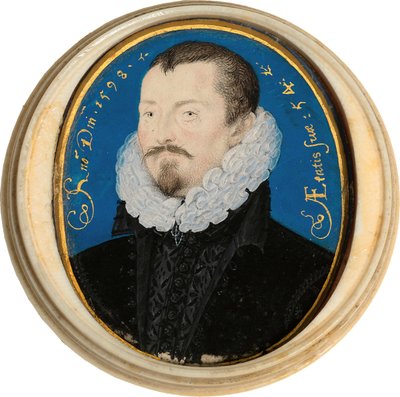 Portrait de Sir Thomas Bodley 1545-1613, 1598 - Nicholas Hilliard