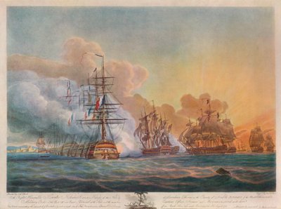 Bataille du Nil, vers 1799 - Nicholas Pocock