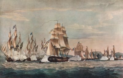 Capture du Sparvière, vers 1811 - Nicholas Pocock
