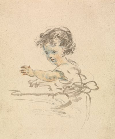 Enfant assis - Nicholas Pocock