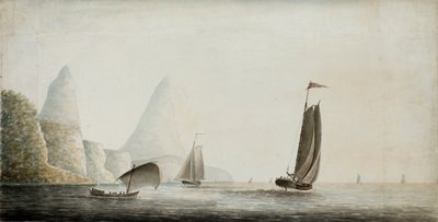 Embarquement des esclaves au large des Pitons, Sainte-Lucie, vers 1771 - Nicholas Pocock