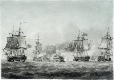 La bataille de Camperdown (mer du Nord) - Nicholas Pocock