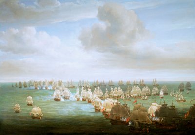 La bataille de Trafalgar, 21 octobre 1805, début de l