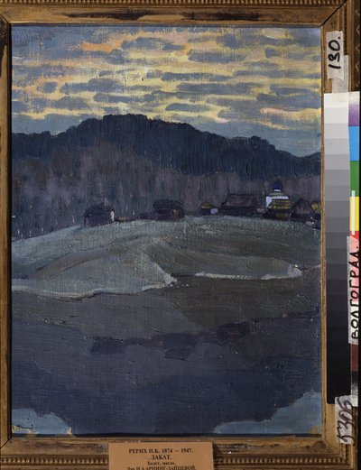 Coucher de soleil - Nicholas Roerich
