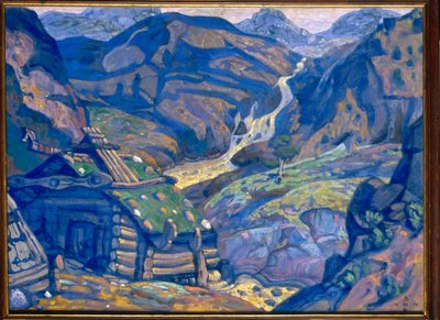 Décor pour "Peer Gynt" par Henrik Ibsen, 1912 - Nicholas Roerich