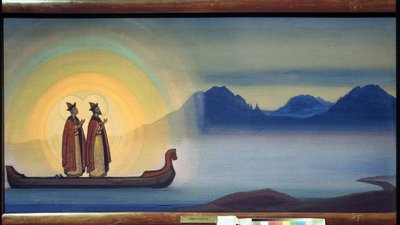 Les saints Boris et Gleb - Nicholas Roerich