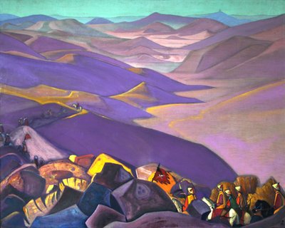 Mongolie, Gengis Khan, 1938 - Nicholas Roerich