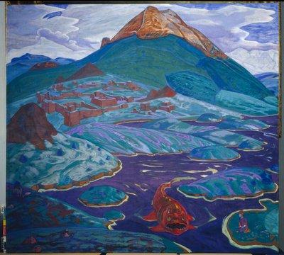 Paysage fantastique - Nicholas Roerich