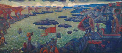 Prêt pour la campagne La mer Varangienne, 1910 - Nikolai Konstantinowitsch Roerich