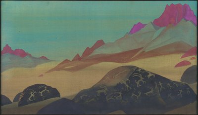 Rochers du Ladakh, 1932 - Nicholas Roerich