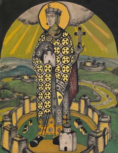 Sainte Olga, princesse de Kiev - Nikolai Konstantinowitsch Roerich