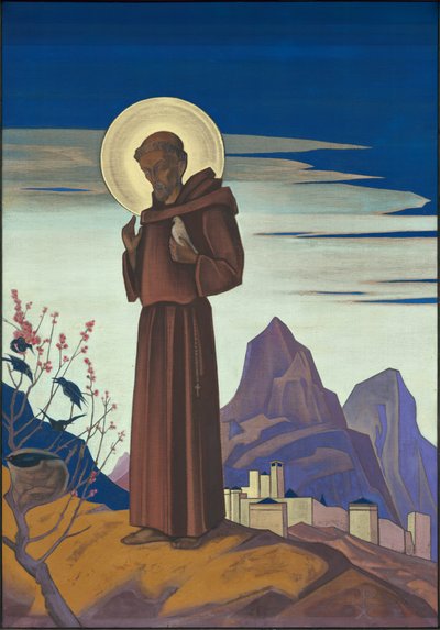 Saint François, 1932 - Nicholas Roerich