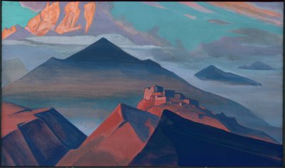 Montagne de la Tente, série "Montagnes Sacrées", 1933 - Nicholas Roerich
