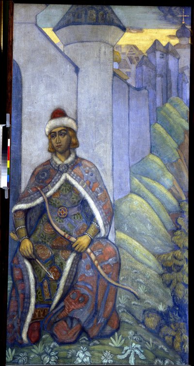 Un chevalier - Nicholas Roerich