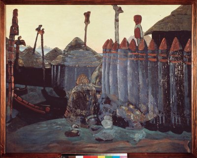 Un tertre païen - Nicholas Roerich