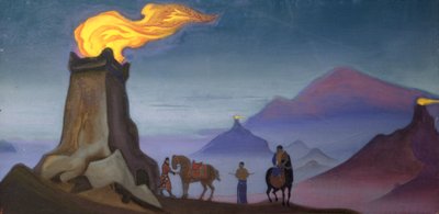 Flammes de la victoire, 1940 - Nicholas Roerich