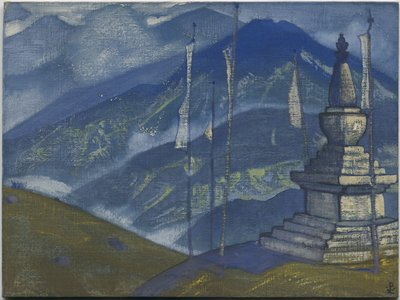 Vagues de brume, série "Himalaya", 1924 - Nicholas Roerich