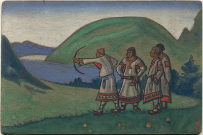 Jeunes, décor et costume pour le ballet "Le Sacre du Printemps" de Stravinsky, 1944 - Nicholas Roerich