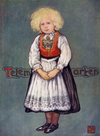 Norvège : Petite fille de Telemarken - Nico Jungman