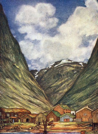 Norvège : Montagne enneigée à Sundalsoren - Nico Jungman