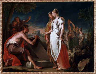 Rencontre de Jacob et Rachel - Nicolò Grassi