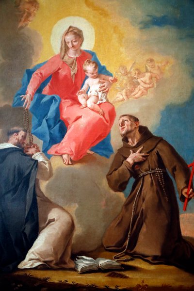 La Galerie Nationale. Notre-Dame du Rosaire avec Saint Dominique et Saint François d