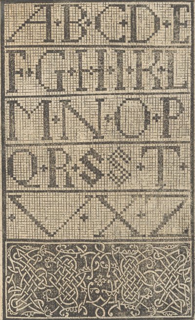 Esemplario di lavori, page 16 verso, août 1529 - Nicolò Zoppino