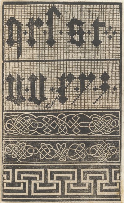 Esemplario di lavori, page 17 verso, août 1529 - Nicolò Zoppino
