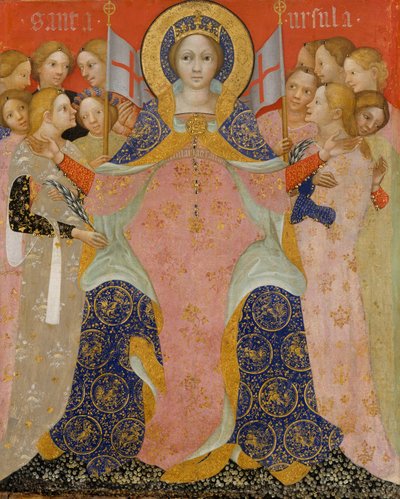 Sainte Ursule et ses demoiselles, c.1410 - Nicolò di Pietro