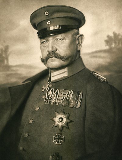 Portrait de Paul von Hindenburg - Nicola Perscheid