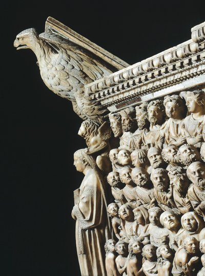 Pergame ou Chaire (détail), Cathédrale de Sienne, Toscane, 1265-1269 - Nicola Pisano