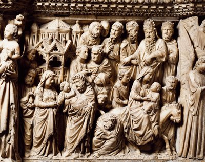 Présentation au Temple et Fuite en Égypte - Nicola Pisano
