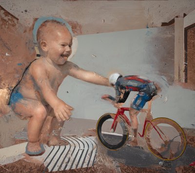 Enfant cycliste II - Nicola Pucci