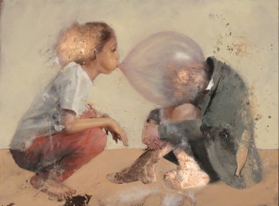 Enfants accroupis - bulle 2 - Nicola Pucci