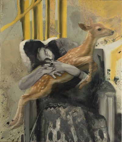 Frida avec un faon, 2018 - Nicola Pucci