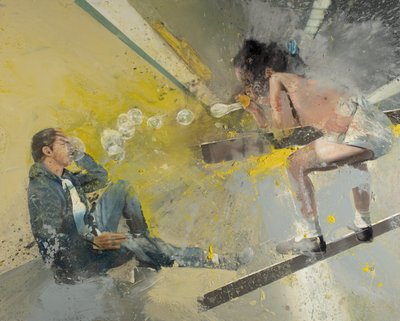 Petite fille bulles métro, 2021 - Nicola Pucci