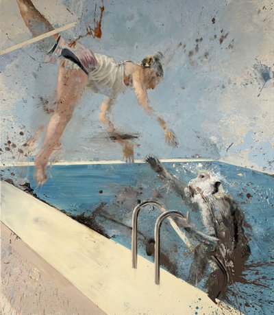 Singe avec trapéziste, 2021 - Nicola Pucci