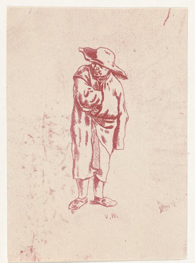 Homme avec un bras dans sa veste - Nicolaas Gerhard van Huffel