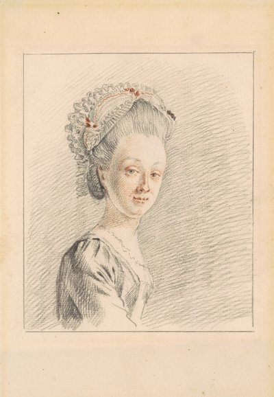 Une dame portant un bonnet dormeuse - Nicolaas Muys