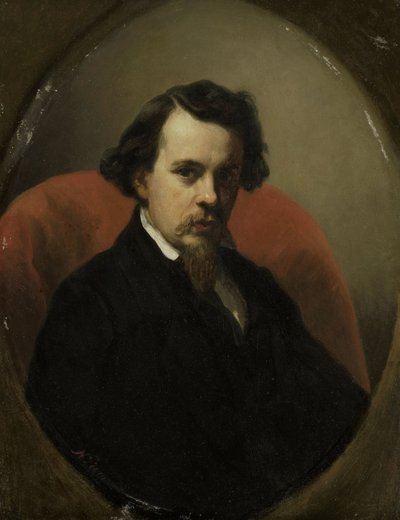 Portrait de Charles Henri Joseph Leicker, peintre - Nicolaas Pieneman (signed by artist)