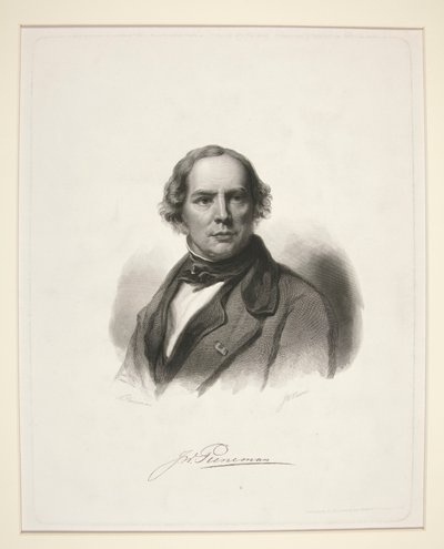 Portrait de J.W. Pieneman - Nicolaas Pieneman