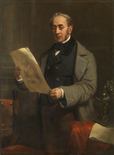 Portrait de Jacob de Vos Jacobszoon (1803-1878). Collectionneur d